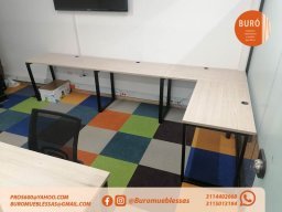 islas de trabajo mobiliario para oficina